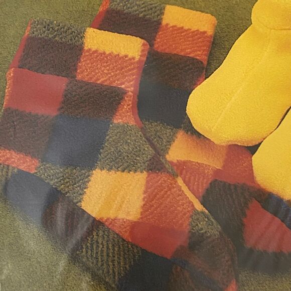 Timber Lane Press 502 Pattern Bonza Booties Infant - Men 13 Cozy Warm Soft - Picture 1 of 7